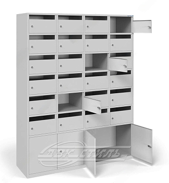 Шкаф абонентский ША-24 с дверьми.  �2